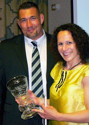 Suzanne Flemming, Cooke Ladies. Justin Fitzpatrick, Ulster Rugby