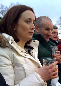 Ulster Fans at Leinster Game. Ulster Fans at Leinster Game.